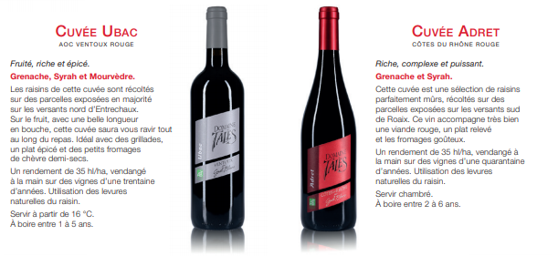Depliant des cuvees Domaine Tales - page 4